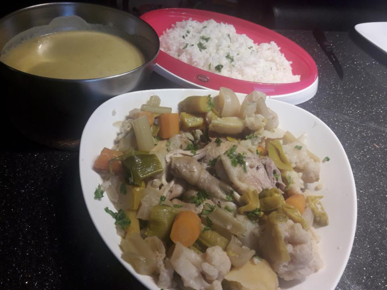 Poule au riz façon grand-mère Louise – Les jardins d'Anatole